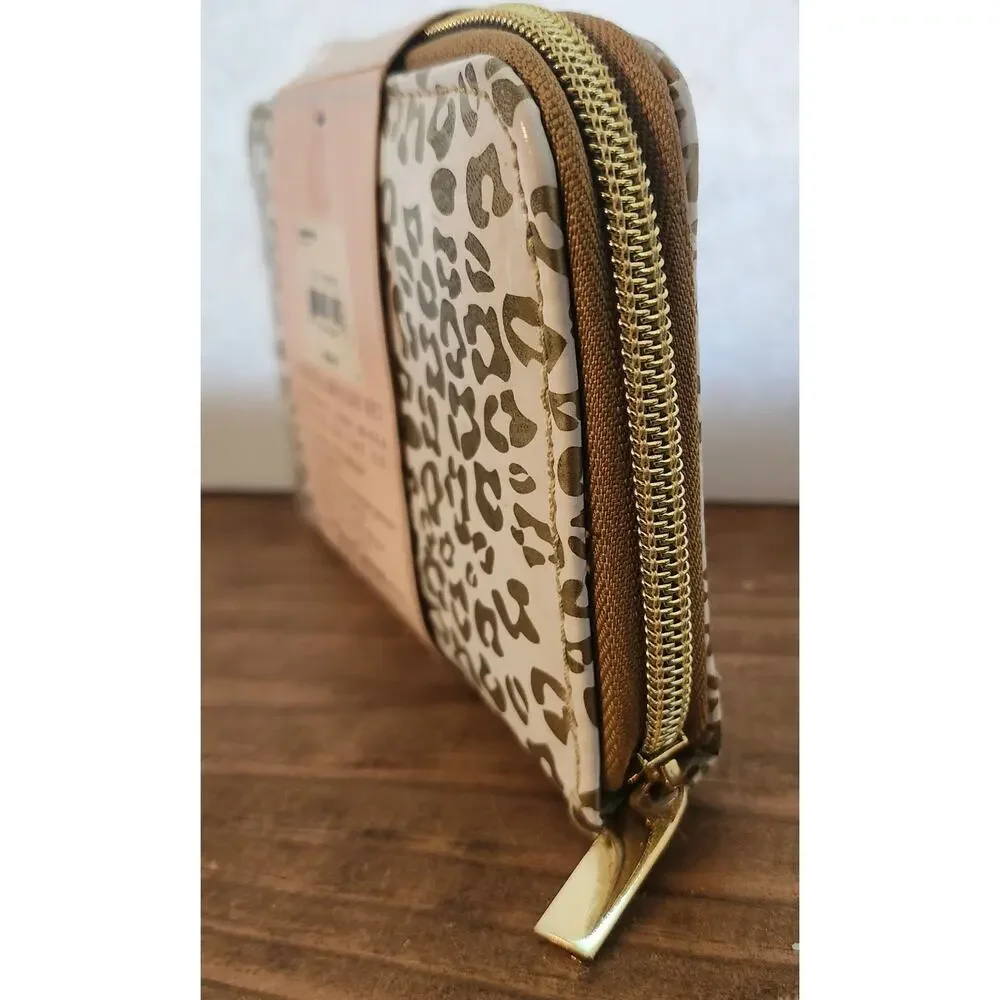 Juicy Couture Insta Glam Limited Edition Travel Brush Set Leopard Zip Case NWT